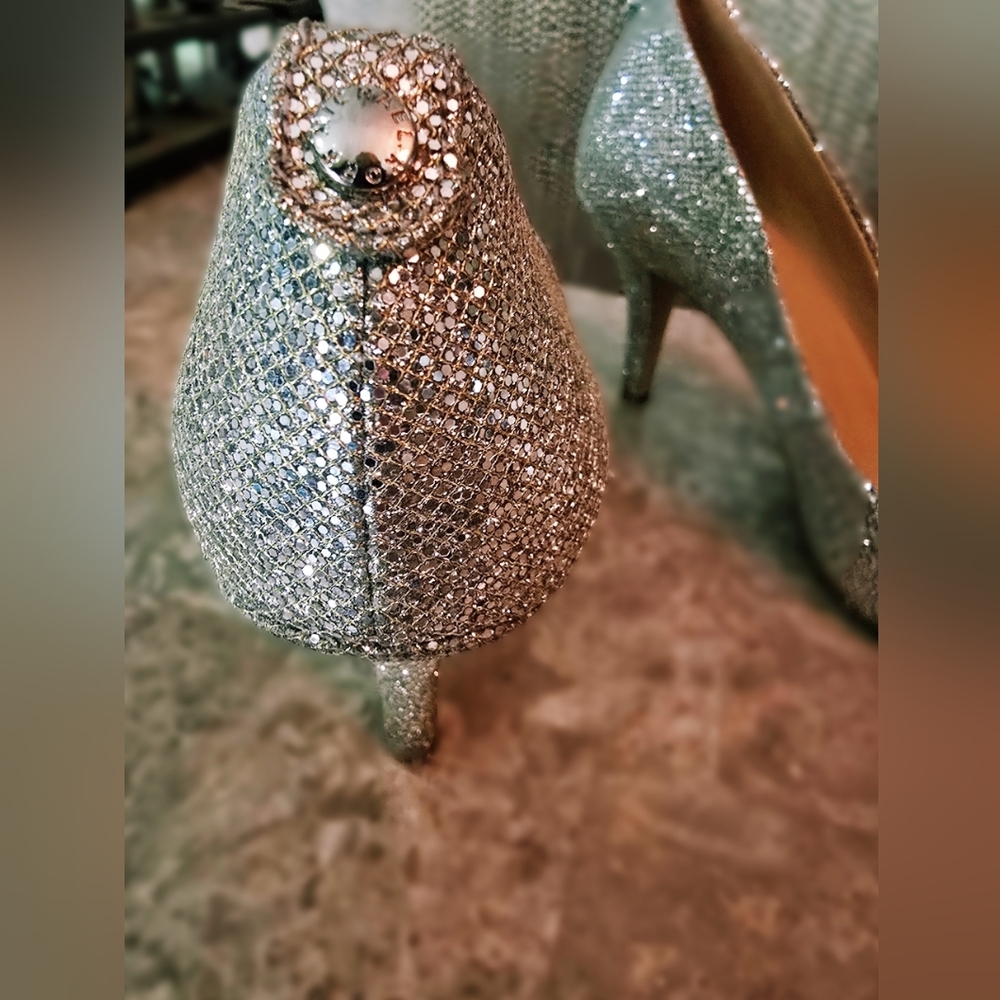 Michael Kors Glittering Silver Pumps - Picture 3 of 5